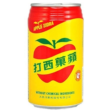 【大西洋】蘋果西打330ml 6罐/組