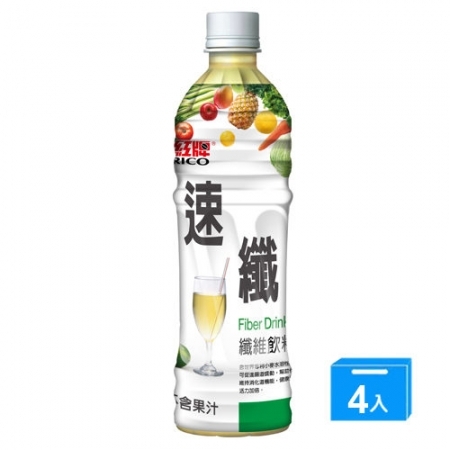 紅牌速纖纖維飲料 495ml*4入