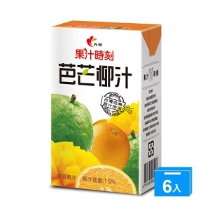 果汁時刻系列300ml*6入 (三種口味可選)