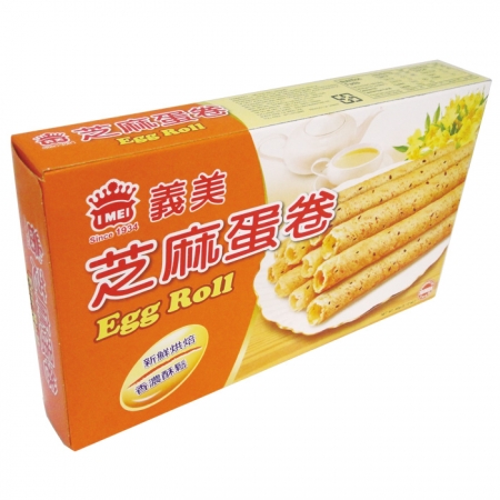 義美-芝麻蛋卷 (60g/盒)2入裝