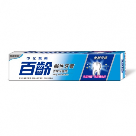 百齡-鹼性牙膏去除牙菌斑180g(2入裝)