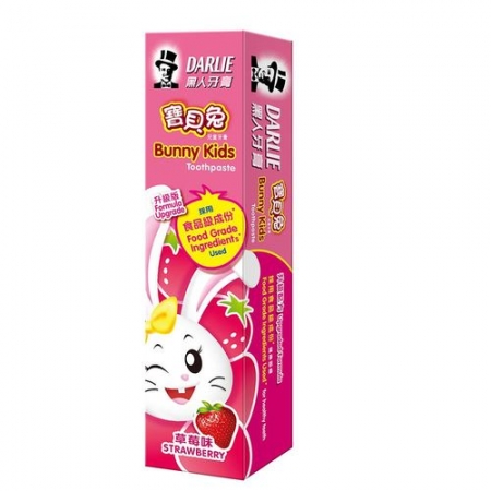 好來牙膏-寶貝兔兒童牙膏草莓味40g(2入裝)