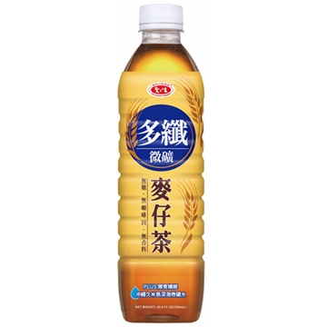 【愛之味】多纖微礦麥仔茶590ml 4入/組